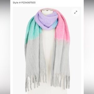 NWT Talbots COLORBLOCK LUXE BLANKET SCARF style#P234067503